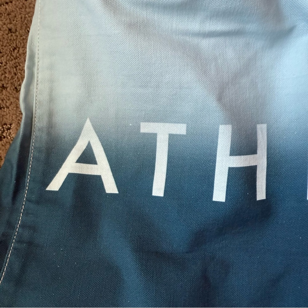 Athleta Blue Canvas Tote Bag with Ombré Design - Picture 8 of 8